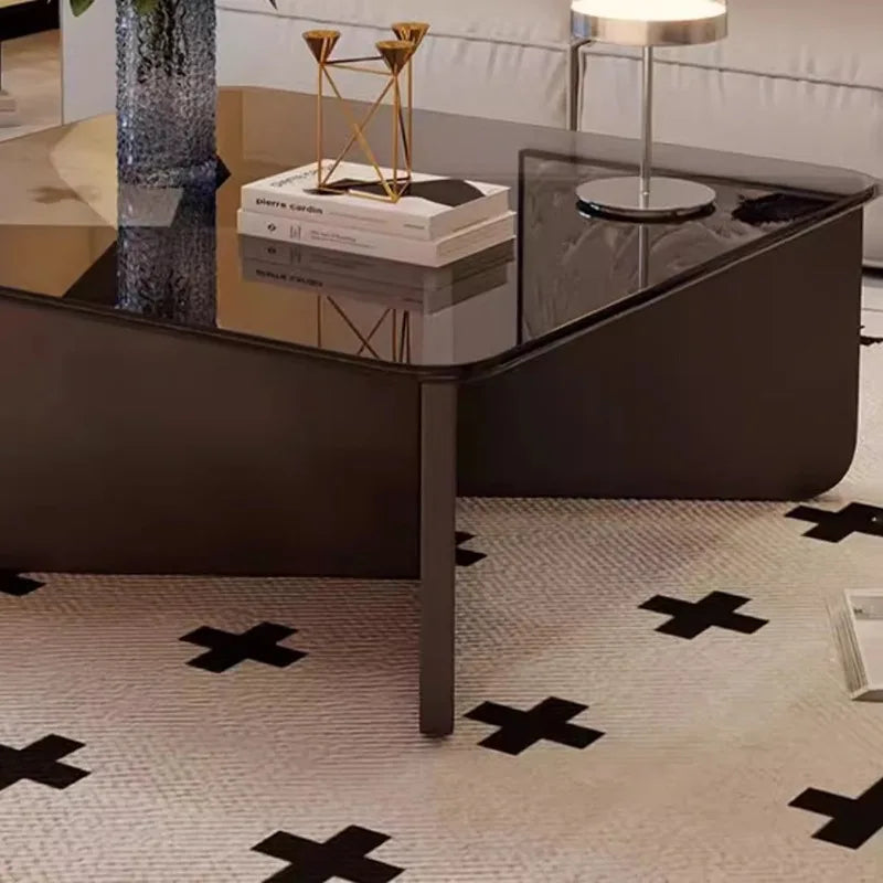 Aesthetic Coffee Table Elegant Design Glam Modern Side Table Space Premium Saving Vintage Sedentary Table Home Furniture