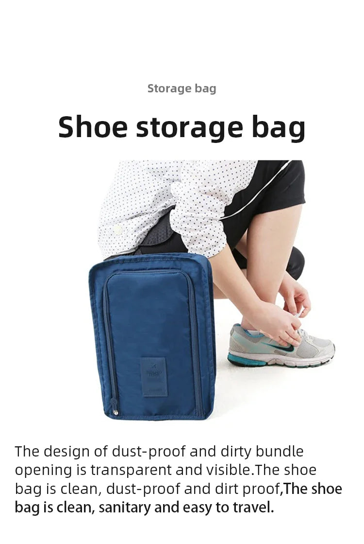 1/3PCs Portable Shoe Bags Travel Holds Multifunction Waterproof Folding Storage High Capacity Shoe Pouch Organizer