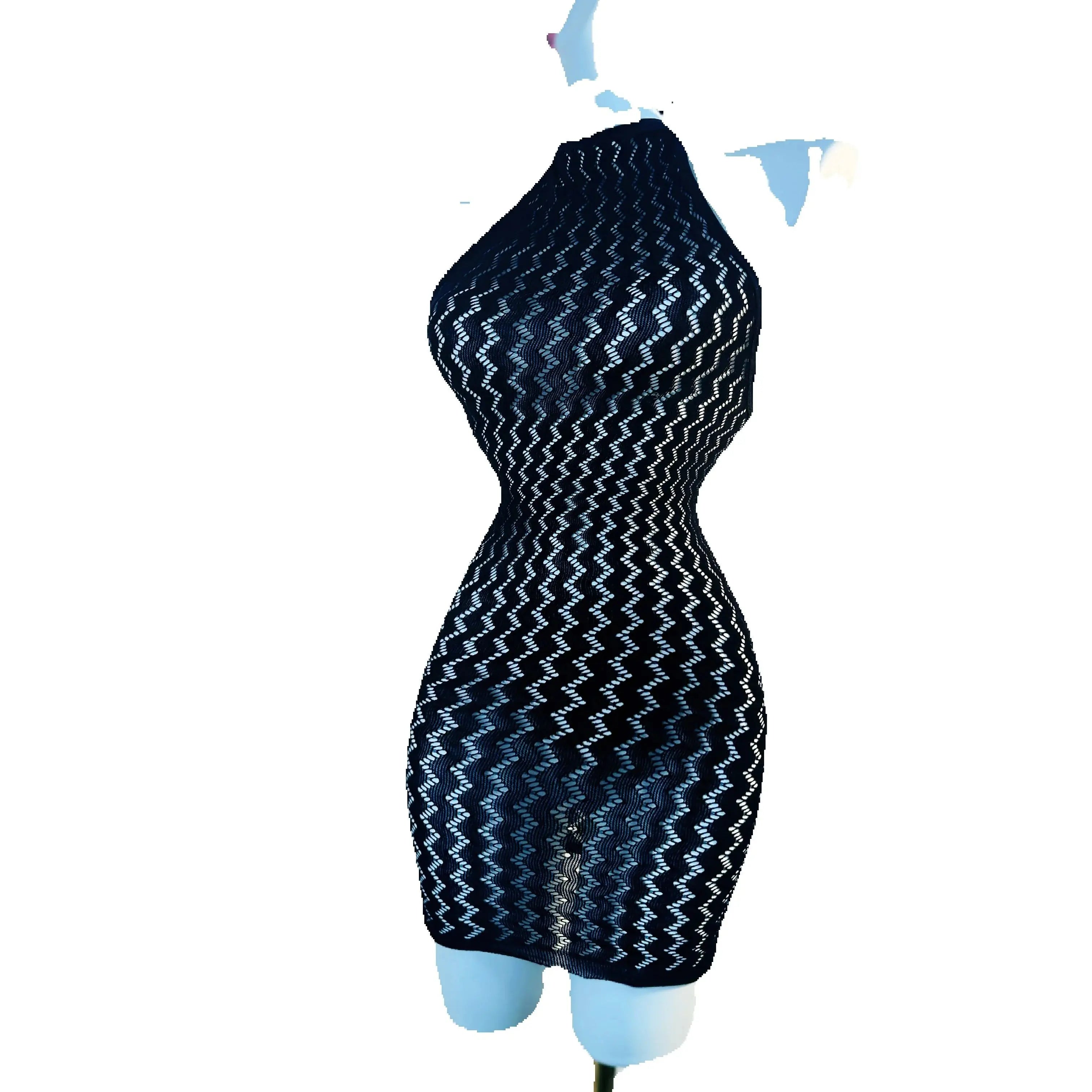 Women Sexy Fishnet Cover Up Without Bikini Hollow Out Bodycon Dress See Through Beachwear Summer Women's Swimwear DS490