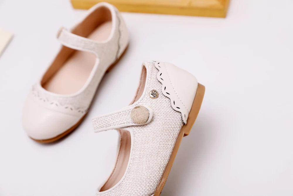 AS Kids Shoes Children Shoes Baby Boys Leather Loafers Toddler Slip On Princess Flats Girls Fashion Oxford Platform Mary Jane