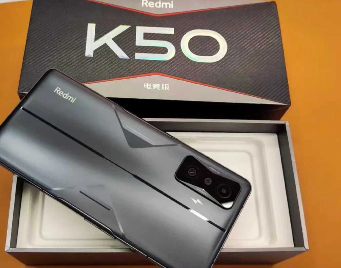 Global rom 5G Redmi K50 Gaming 256G Phone Side fingerprint face ID Snapdragon 8Gen1 120W QC3 Xiaomi used phone