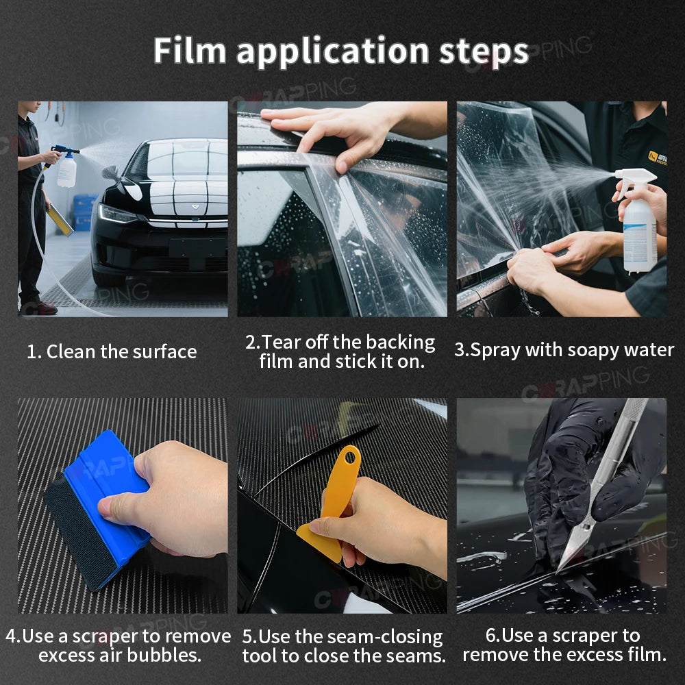 Glossy Yellow Car Covering Film Vinyl Wrap Waterproof Vinyl Auto Tuning DIY Motorcycle Stickers Decor Film for Car Accessories