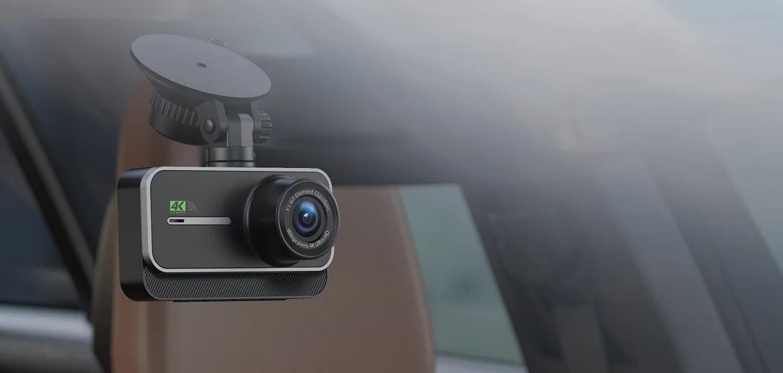 4K Dash Cam for Cars Car Camera Dash Cam WIFI Camera for Car Front and Rear Dash Camera Black Box 24H Parking Mode Recorder