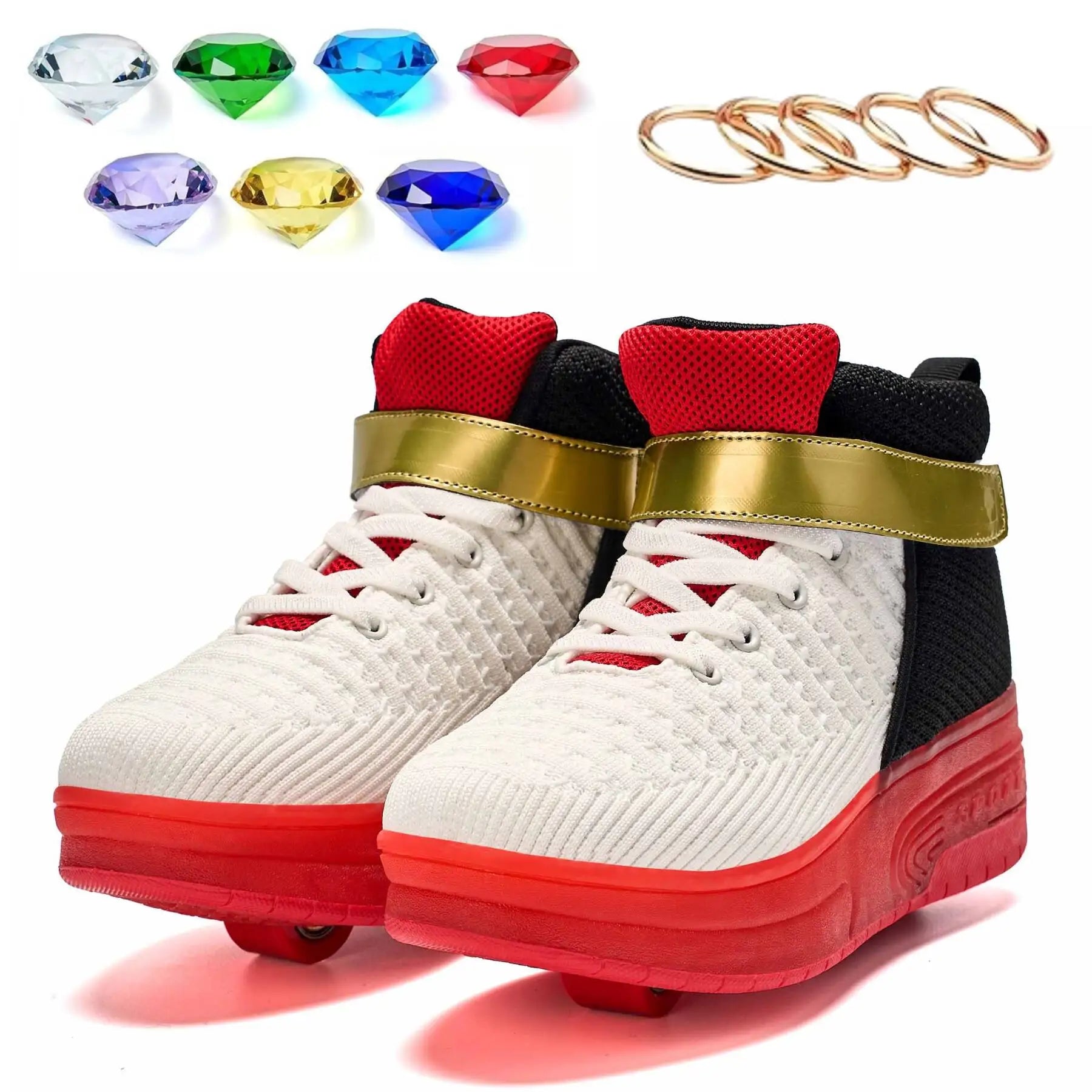 Shadow The Hedgehog Shoes Shadow Roller Skate Sonic Shoes For Boys Girls Kids