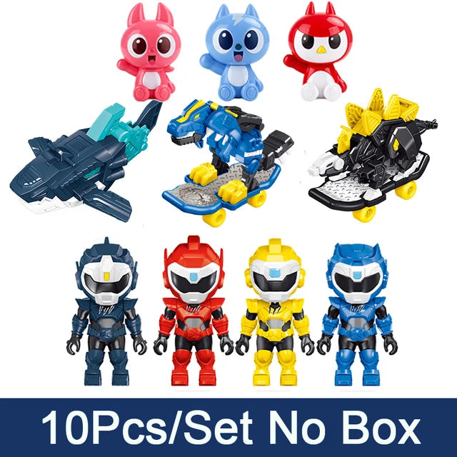 Korea Anime Mini Force Super Dino Power Car Dinosaur Model Action Figures Dolls MiniForce X Collection Toys Children Gift