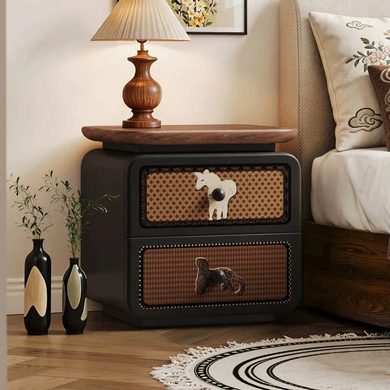 Simple Bedroom Bedside Table Luxury Nordic Storage Unique Drawers Bedside Table Trendy Organizer Mesa De Noche Home Furniture