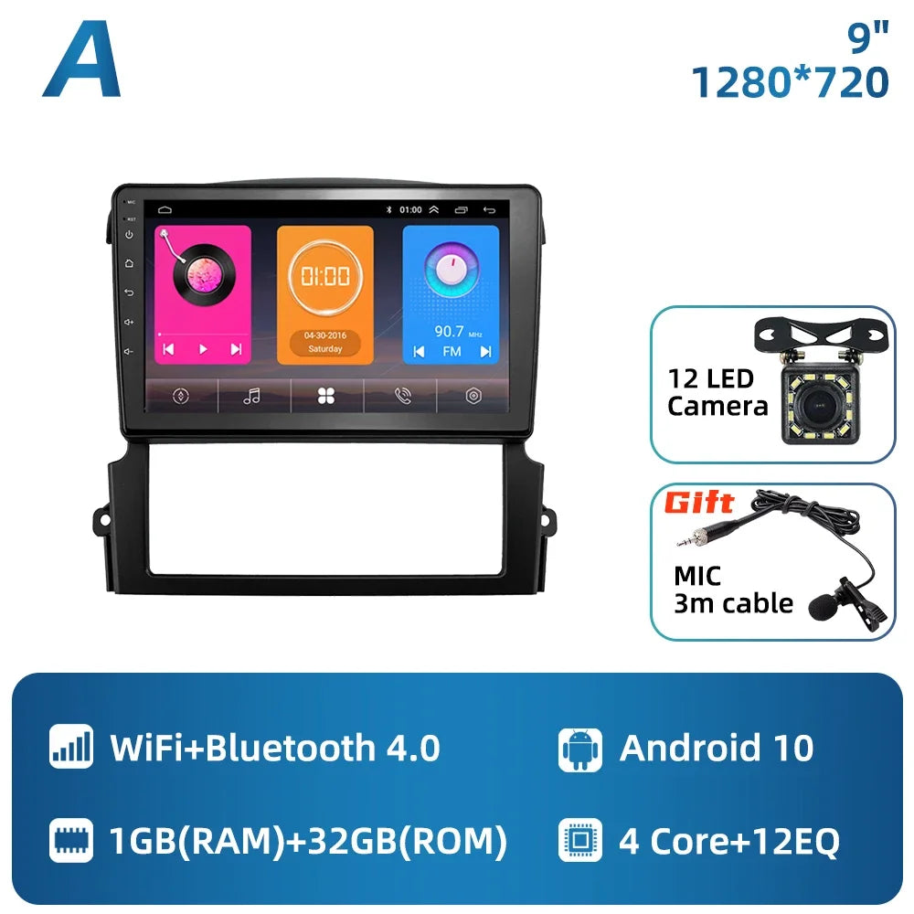 2 Din Android Car Radio Stereo for Kia Sorento BL 2002-2011 Car Multimedia Player GPS Navigation Head Unit Autoradio Audio Auto