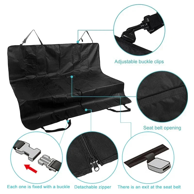 1pc  Waterproof 600D Oxford Cloth Dog Car Seat Cover Pet Travel Dog Carrier Car Trunk Mat SUV Cargo Liner For Dogs
