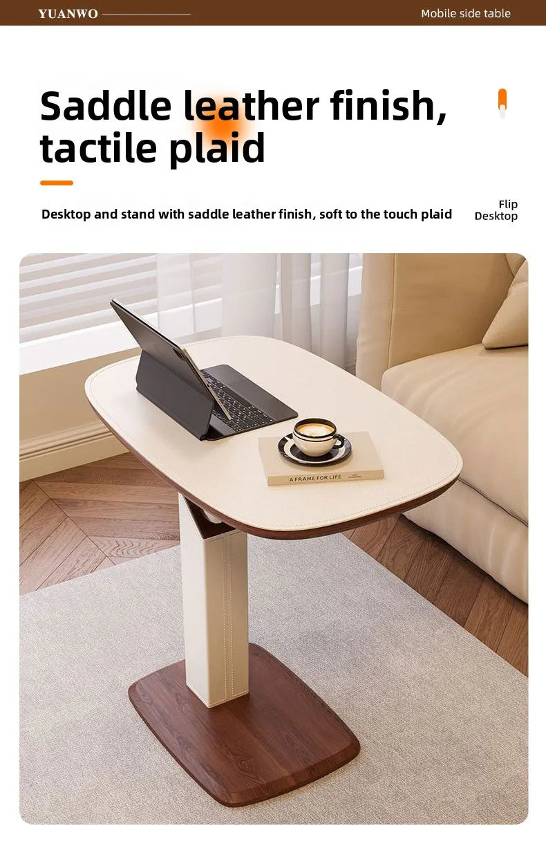 Lifting Bedside Table Movable Sofa Coffee Table Mobile Corner Jihu Rotating Living Room Computer Table Mini Small Side Table