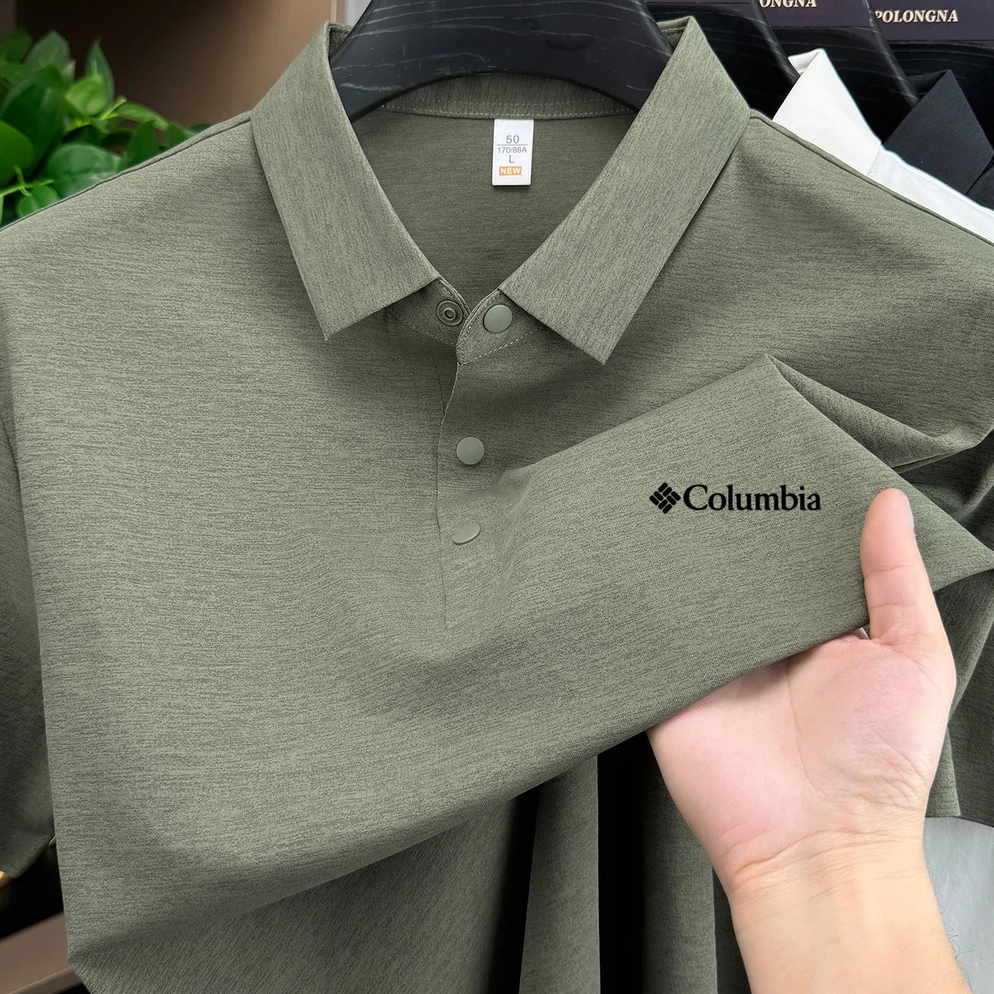 High end brand polo shirt classic letter embroidery men's short sleeved comfortable breathable and casual 2026 summer new Tshirt