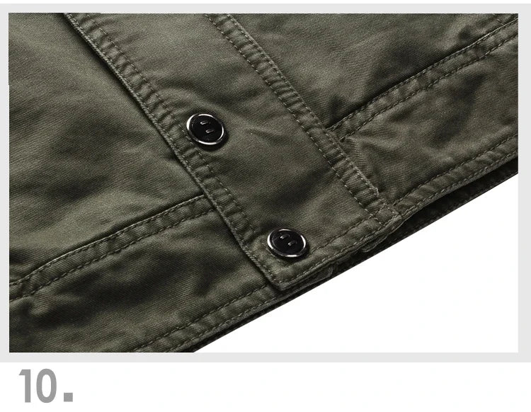 New 2025 Casual Army Military Jacket Men Plus Size M-6XL Jaqueta masculina  Spring & Autumn Cargo Mens Jackets Coat