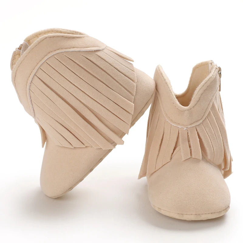 Newborn Baby Boots 0 12 Months Winter Denim First Walkers Boys Girls Warm Casual Western Style