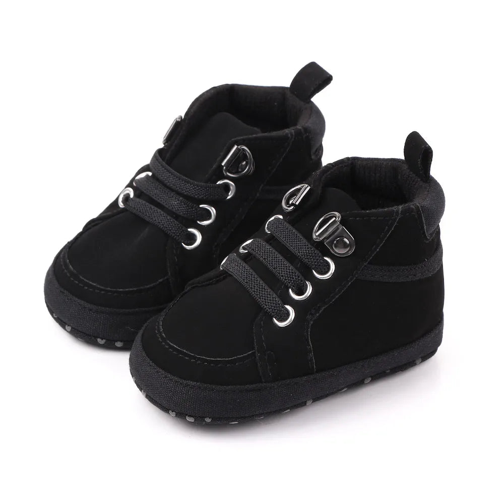 Baby Casual Shoes Ankle-covered Little Boots for 0-1 Years Toddler Boys Outdoor Prewalking