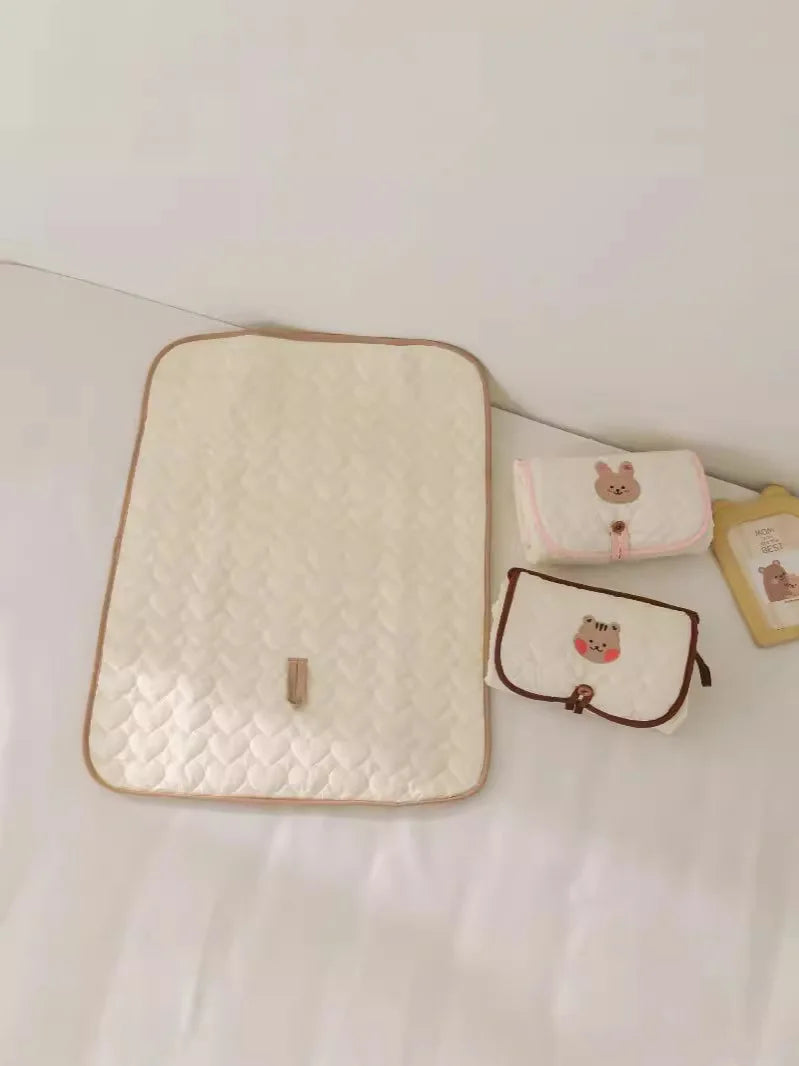 Foldable Portable Diaper Changing Pad Baby Infant Diaper Urine Mat for Newborn Simple Bedding Changing Cover Pad