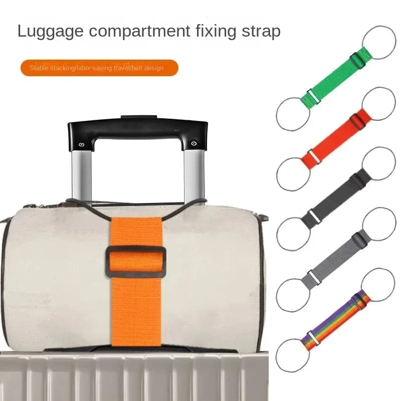 Adjustable luggage strap, elastic shoulder strap, bungee jumping luggage strap, luggage strap, travel safety belt