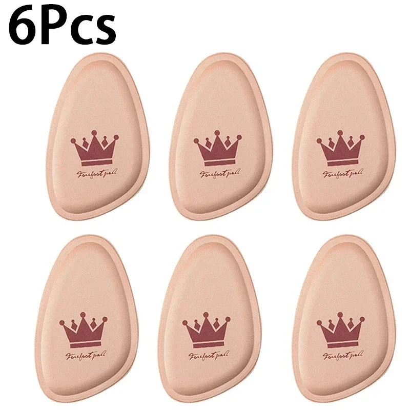 Women Forefoot Pad Pain Relief Insert Half Size Insoles Non-slip Cushion Shoe Breathable Sweat Absorbing Foot Pads for Shoes