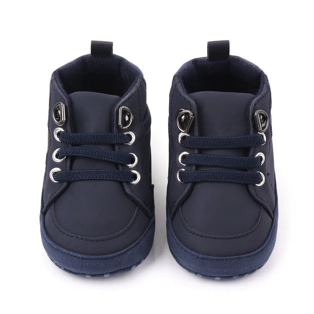 Baby Casual Shoes Ankle-covered Little Boots for 0-1 Years Toddler Boys Outdoor Prewalking