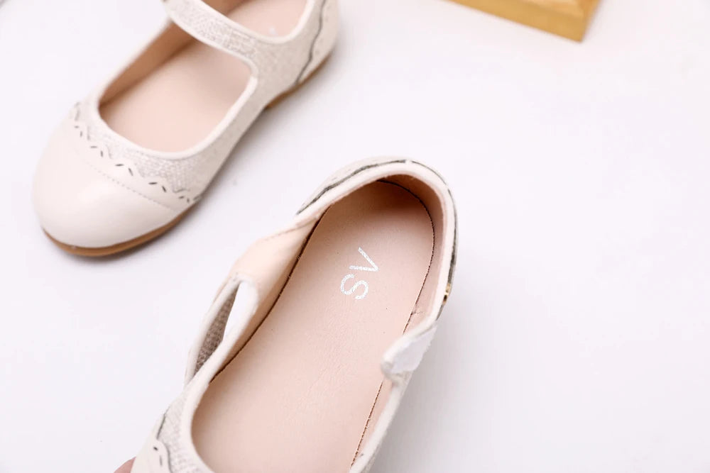 AS Kids Shoes Children Shoes Baby Boys Leather Loafers Toddler Slip On Princess Flats Girls Fashion Oxford Platform Mary Jane