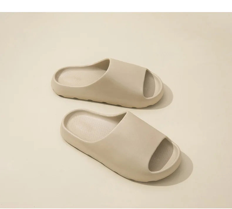 2025 New Arrival Men's Trendy Outdoor Slippers with EVA Tread Feel Anti Slip and Wear-resistant Slippers Indoor Home