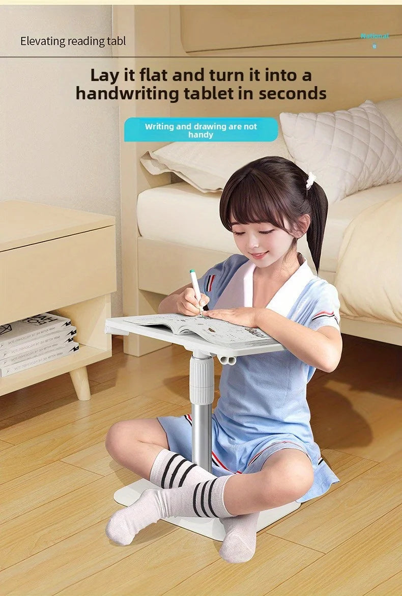 Adjustable Aluminum Reading Stand Height Angle Free Adjust Floor Book Holder Gift Wholesale Reading Desk with Telescopic Rod