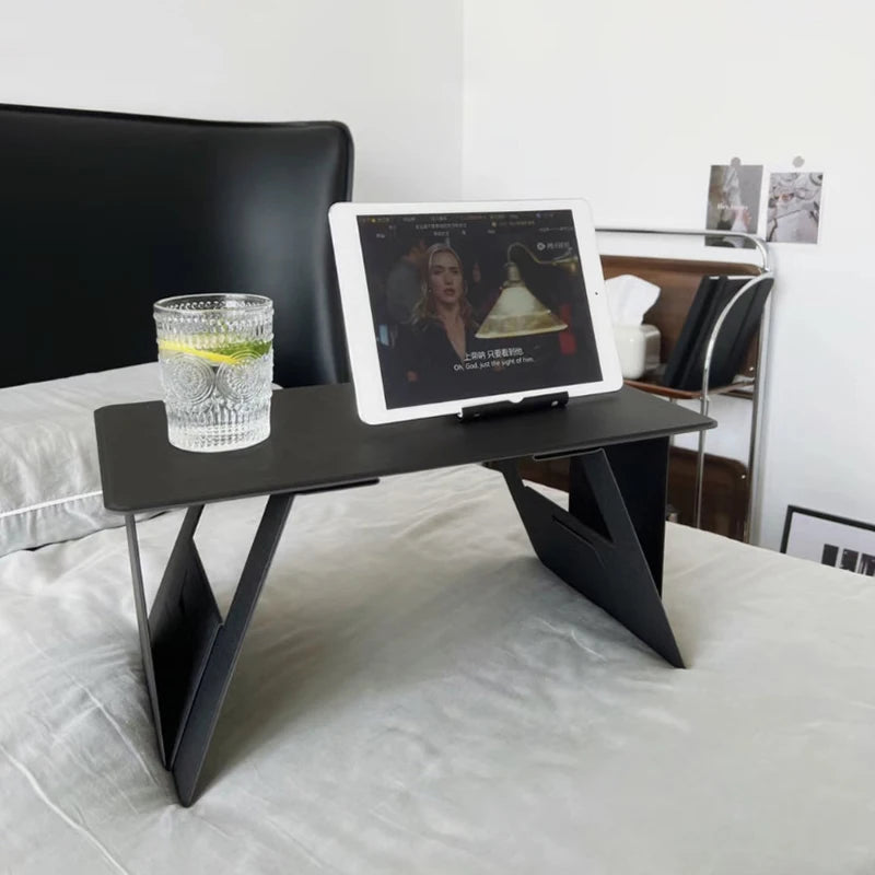 45*25*1.56cm Foldable Laptop Work Table Mini Portable Notebook Computer Holder Car Living Room Sofa Bed Working Reading TV Plays