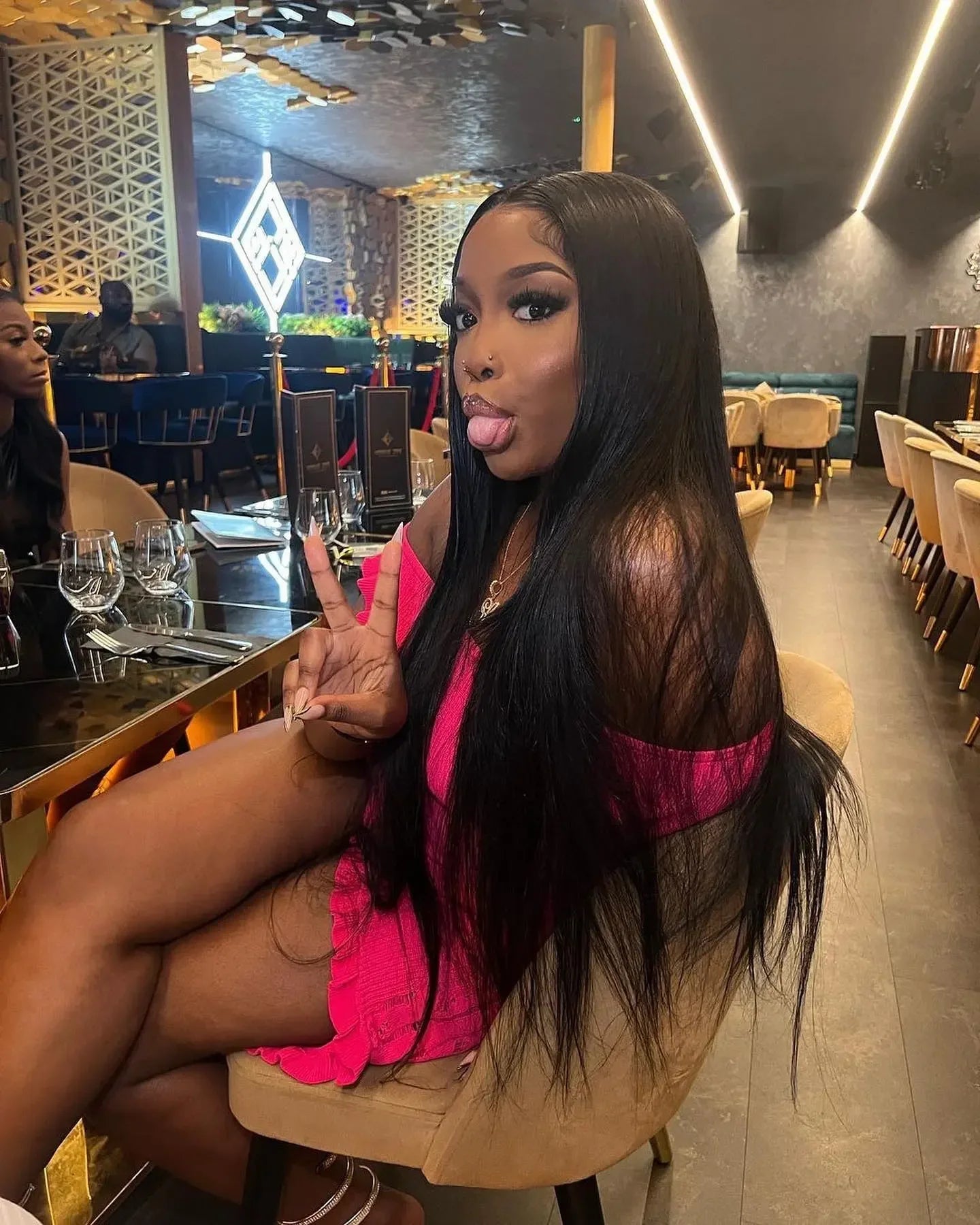 13x4 Bone Straight 250% Density Human Hair Wig 13x6 HD Lace Frontal Wig 40 Inch Natural Black Glueless Lace Front Wig for Women