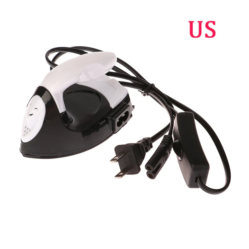 1PC EU/US/UK Plug Mini Craft Iron Electric Iron Portable Handy Heat Press Diy Small Iron For Ironing Clothes Laundry Appliances