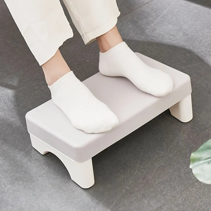 Ergonomic PP Footrest for Office Desk. Fits Under Desk, Use at Work, Sofa & Study. Comfortable & Space-Saving.