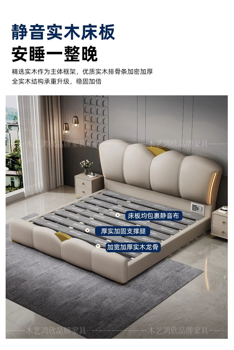 Bedroom Drawer Bed Twin Bedside Table Princess Sleeping Bed Storage Lounge Frame Muebles Para El Hogar House Accessories