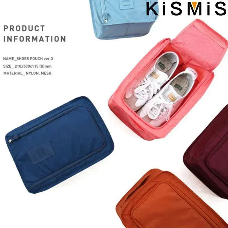 Portable Travel Shoe Organizer Bag Multifunctional Storage Pouch Home Shoe Storage Zip Lock Bag for Easy Sorting