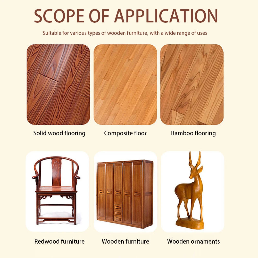 Wood Furniture Care Beeswax Solid-Wood Maintenance Cleaning Polished Wax For Floor