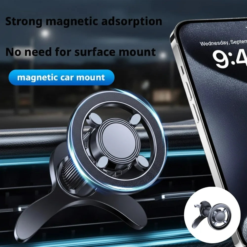 NEW Magnetic Car Phone Holder Stand Car Air Outlet Navigation Bracket For Magsafe Support GPS Mobile Bracket Auto Interior Decor