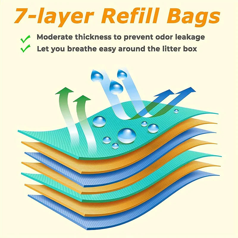 1/5/10Pcs Purple Diaper Pail Baby Refills Bags For Angelcare Trash  For Sangenic Tommee Tippee For twist & click For Genie