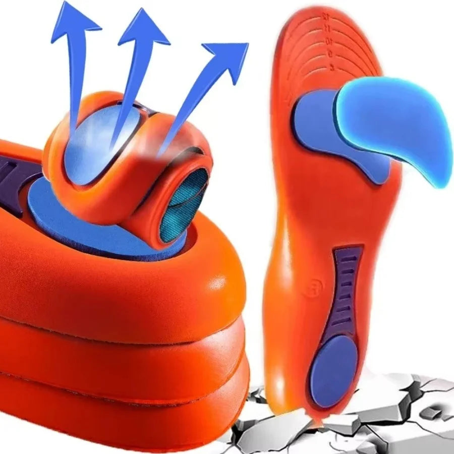 1Pair Sport Insoles for Shoes Sole Shock Deodorant Breathable Cushion Running Insoles for Feet Man Women Orthopedic Insoles