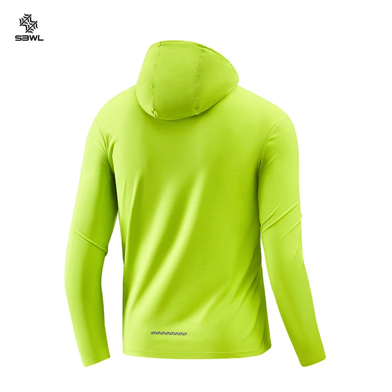 SBWL High-quality Men/Women Long-sleeved Outdoor and Indoor Sports and Fitness Breathable Hoodies for Both Tops