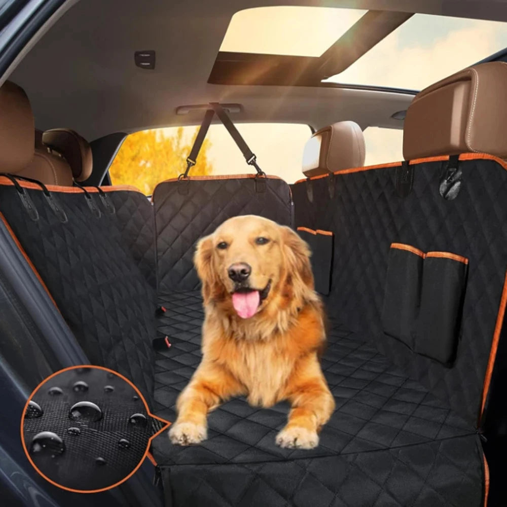 Ideal Car seat Cover, Upgrade Your Car Seats with this Waterproof, Scratch-Resistant Dog Hammock Cover!