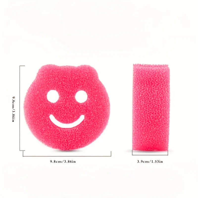 3-piece Kitchen Magic Sponge Brushes, Multi-functional Sponge, Suitable for Frying Pan Cleaning Sponges, Strong Stain-removing