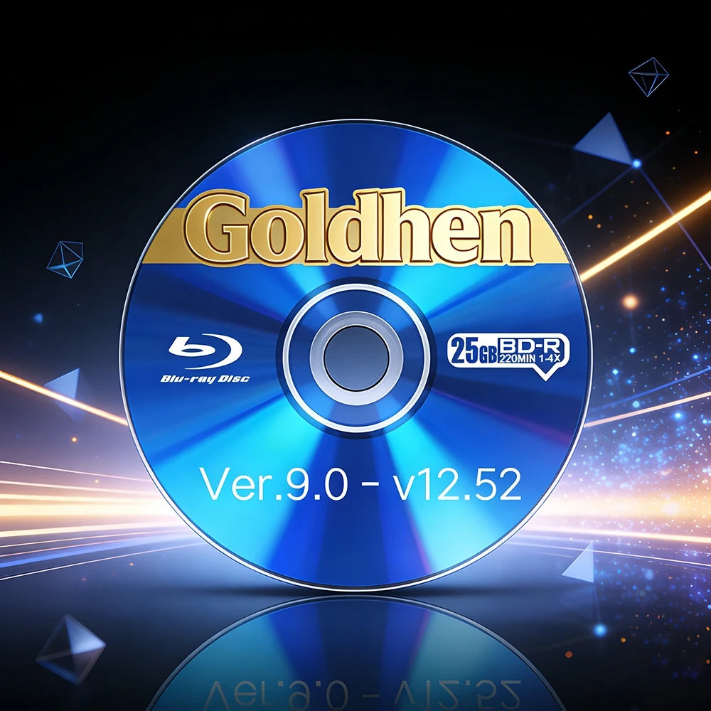 Ultimate GoldHEN for Ps4 Jailbreak Disc V9.0–12.52 Bootable Eject Payload 1-Click Boot Tool 13.0-13.02 Jailbreak Disc