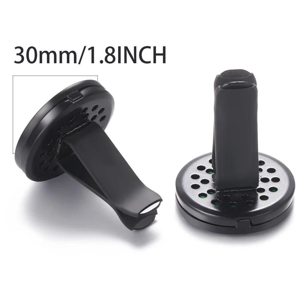 New Car Air Freshener Diffuser Clip Black Hollow Pattern Aromatherapy Lockets Essential Oil Perfume Pendant Car Ornaments Gift