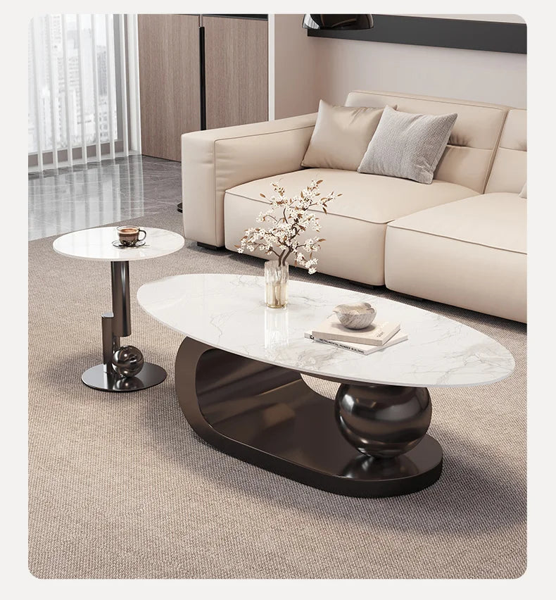 Round Trendy Coffee Table Exquisite Luxury European Trendy Coffee Tables Simple Beauty Mesa Auxliar Living Room Furniture