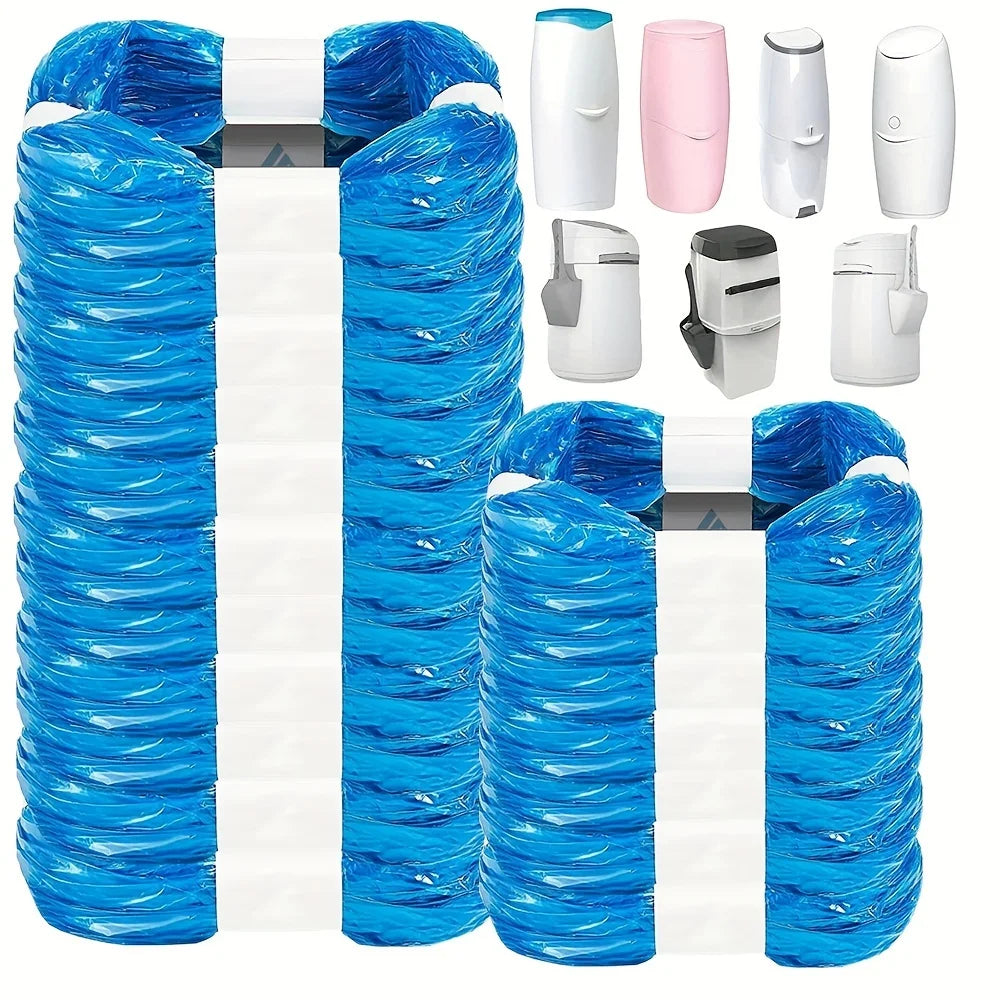 18 Pack Diaper Pail Refill Compatible with Cartridges for Genie Diaper Pail Refills Bags Refill (Cartridge Is Not Included)