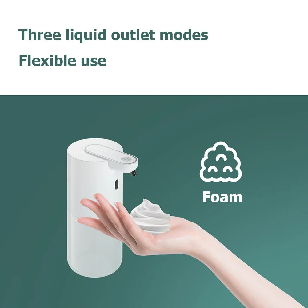 400ML Touchless Automatic Sensor Soap Dispenser Rechargeable Smart Infrared Sensor Liquid Foam Pump Hand Sanitizer