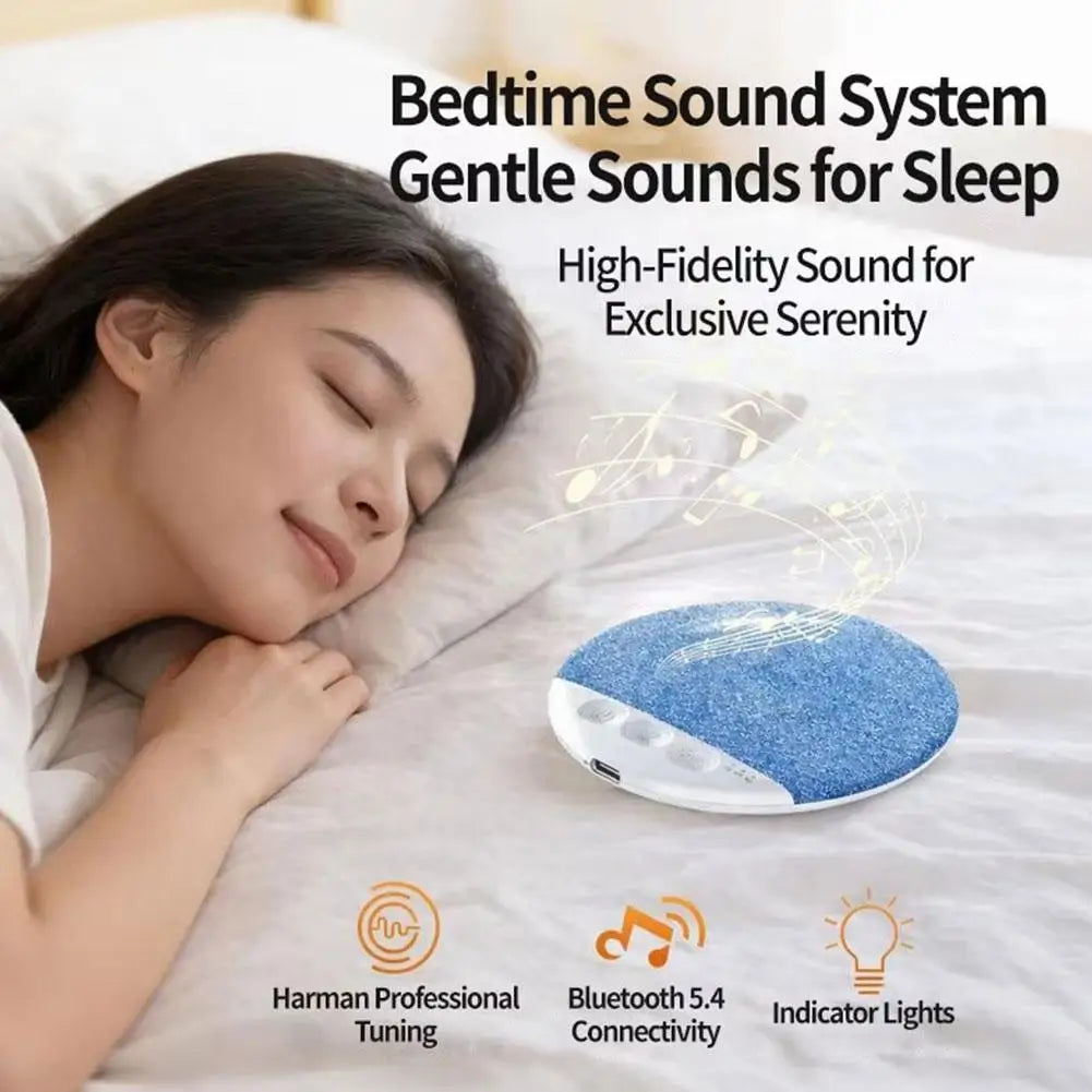 Mini Sleeping Bluetooth Speaker Nature Sound White Noise Soundbar Wireless MP3 Music Player Ultra Thin Timed Shutdown Audio Pla