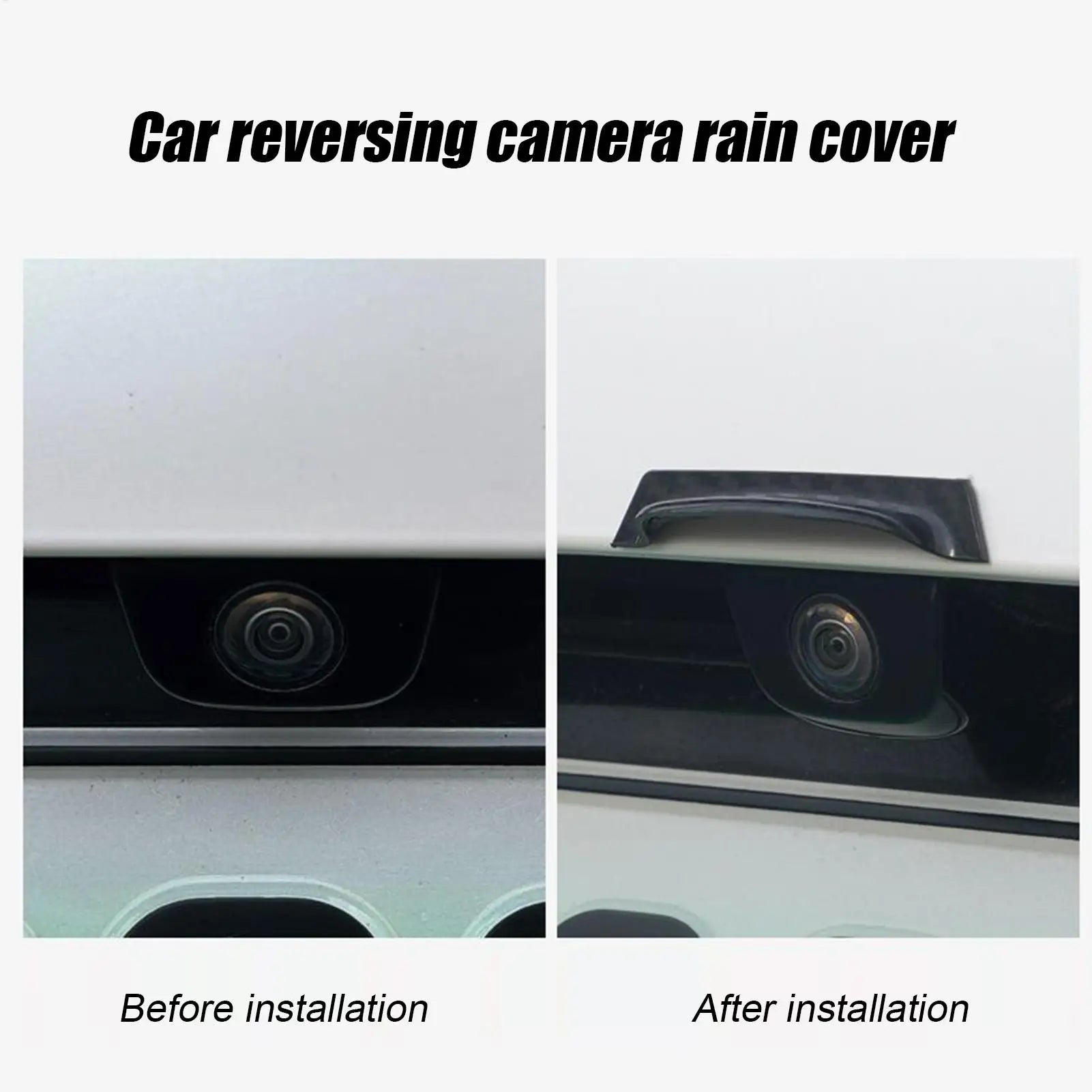 360 Degree Car Rear Camera Cover 1PC Rainproof Dust Shield Protection, Auto Safety Bike Trailers RV Truck Outdoor Supplies 2.8in