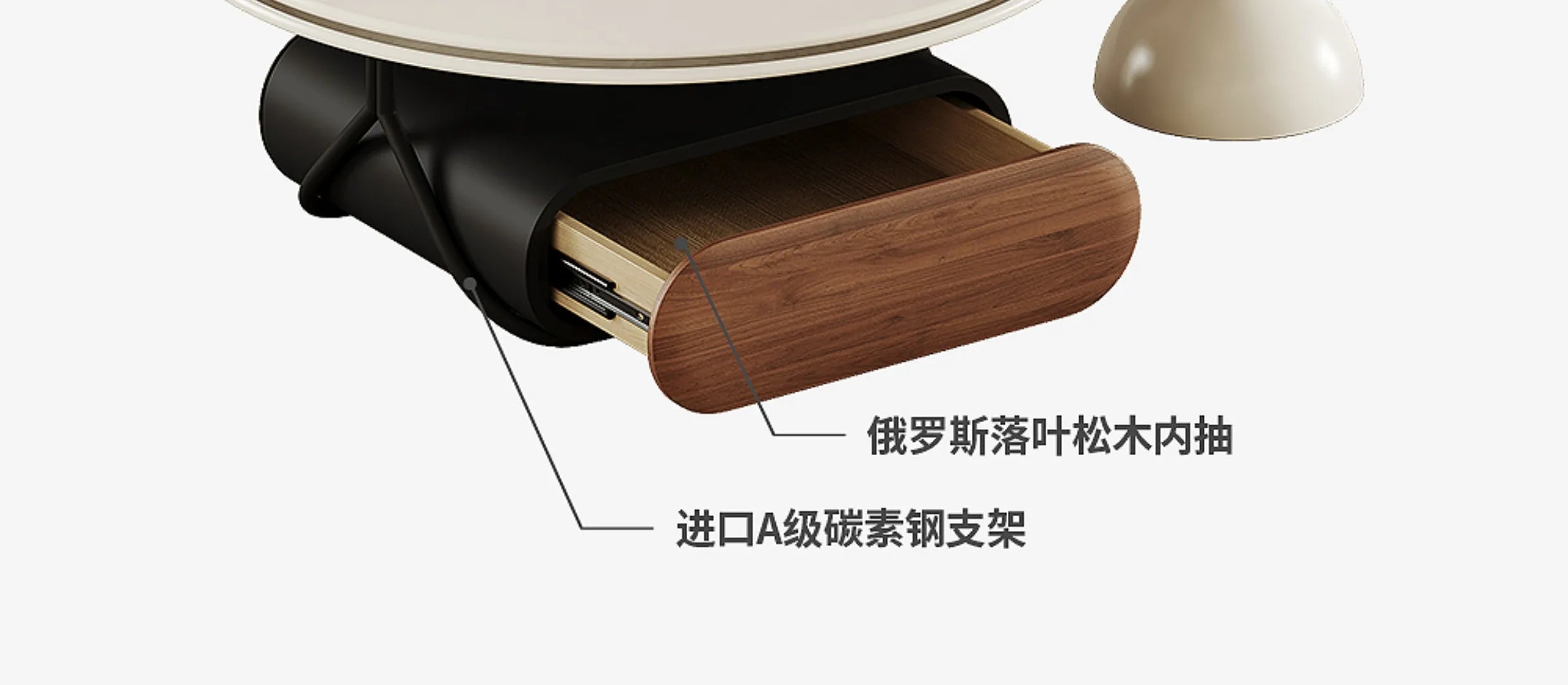 Round Luxury Coffee Table Corner Designer Cool Minimalist Tables Books Premium Mesas De Centro Para Sala Home Furniture