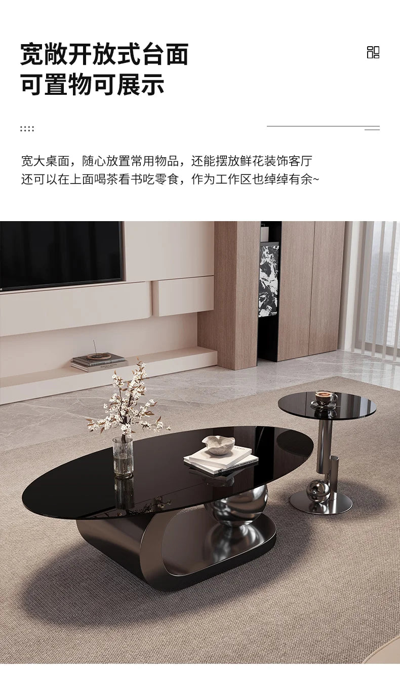 Round Trendy Coffee Table Exquisite Luxury European Trendy Coffee Tables Simple Beauty Mesa Auxliar Living Room Furniture