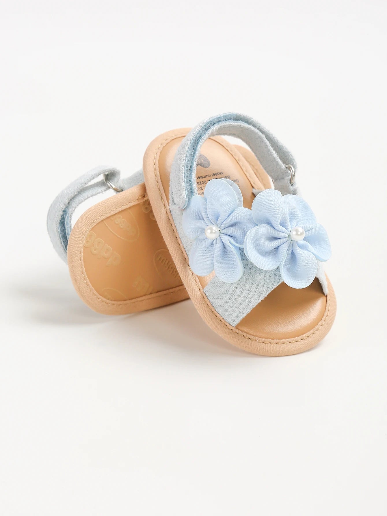 Baby Summer Sandals, PU Non-Slip Soles, Soft Flat Shoes for Infants, Suitable for Learning to Walk Indoors and Outdoors.
