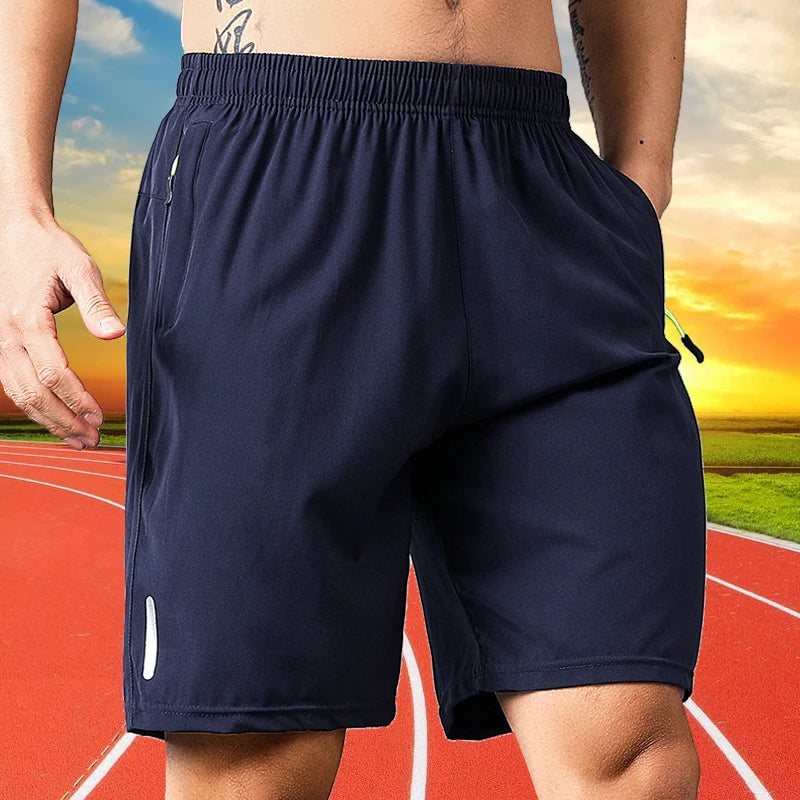 Men's Shorts Summer Football Soccer Sports Short Pants Breathable Drawstring Quick Dry Running Sports Shorts Men Jogging Bottom