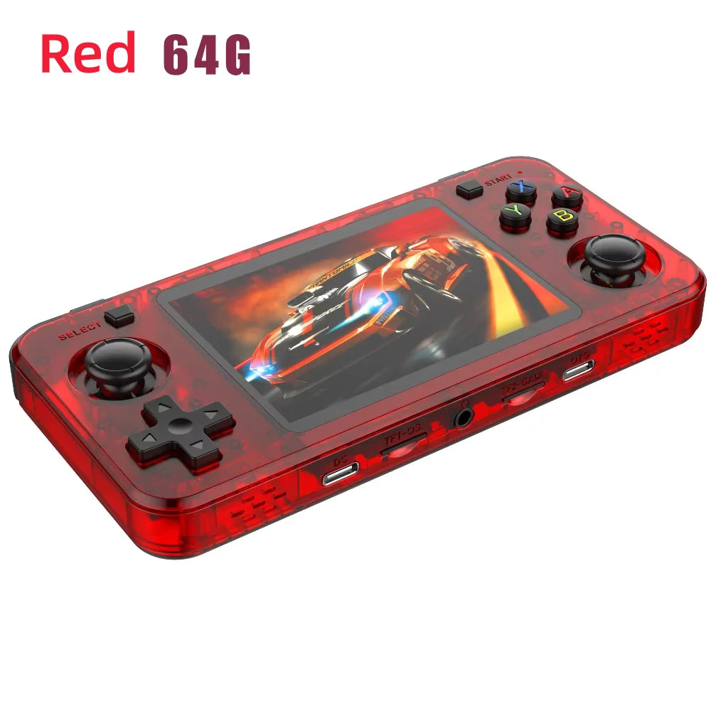 R36H ARKOS Retro Handheld Game Console Portable 64G 128G Pocket Video Player 3.5 Inch IPS Screen R36S landscape Kid Gift
