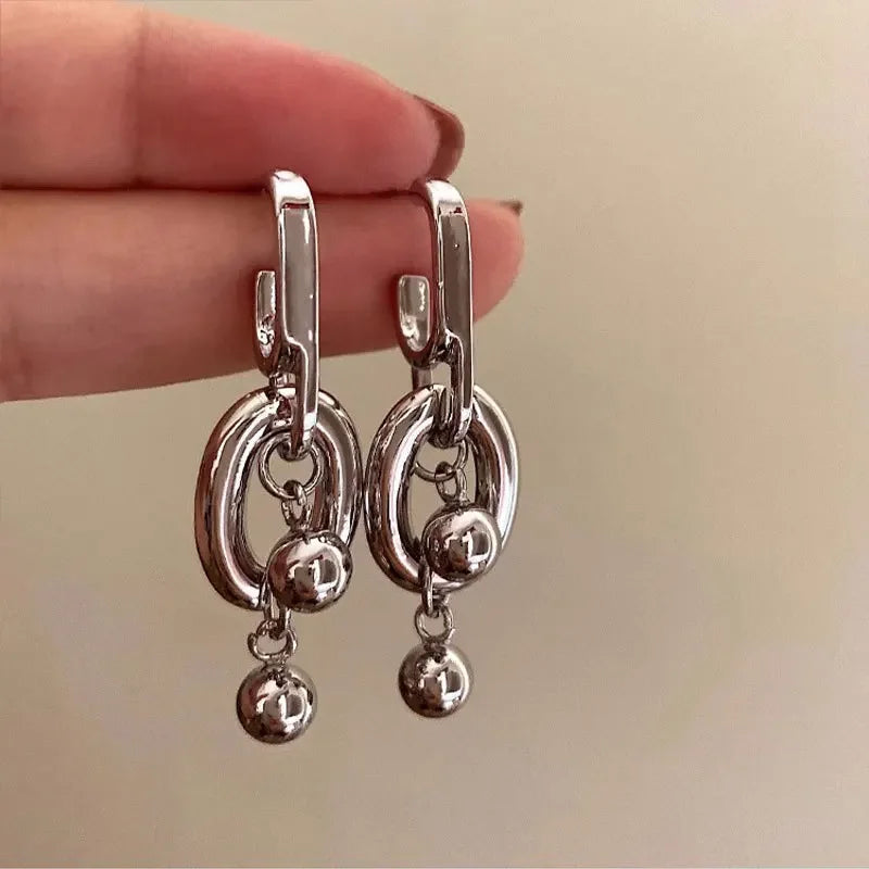 Exaggeration Ocean Style Shell Texture Stud Earrings for Women Trendy Accessories Personalization Jewelry Earrings Daily Wear
